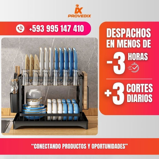 Platera escurridor 2 pisos