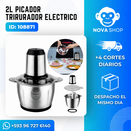 3L Picador Trirurador Electrico 3 Litros