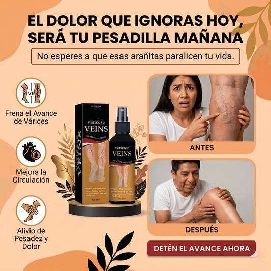 VenaGlow® - SPRAY PARA PlERNAS CON VARICES