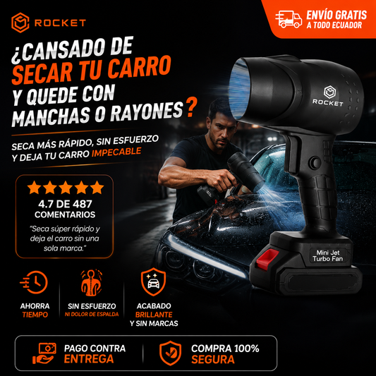 Turbo Fan: Secadora Para el Carro